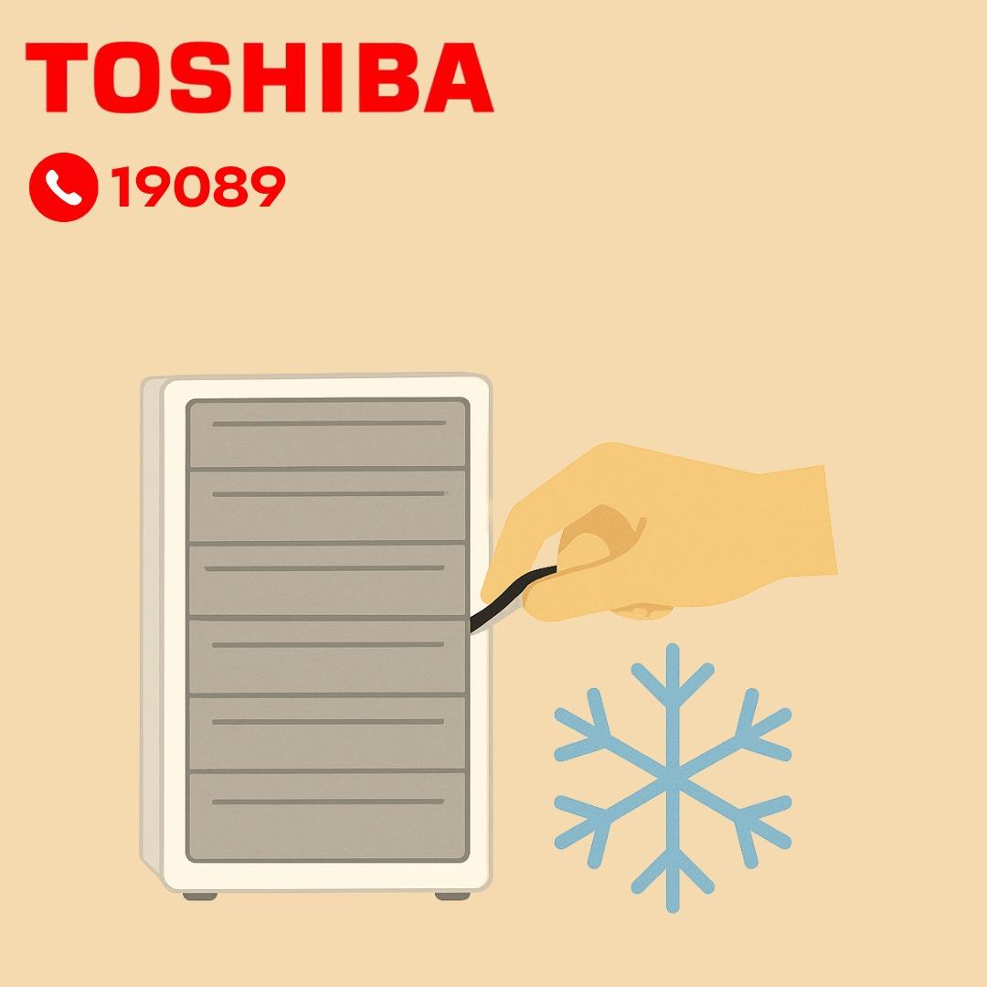 فحص الأختام المطاطية بديب فريزر توشيبا