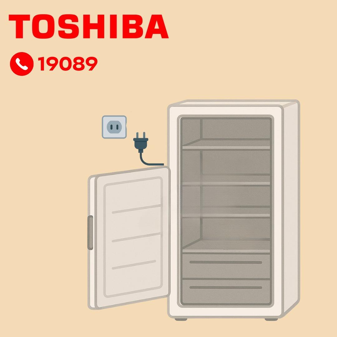 فصل ديب فريزر توشيبا عن الكهرباء